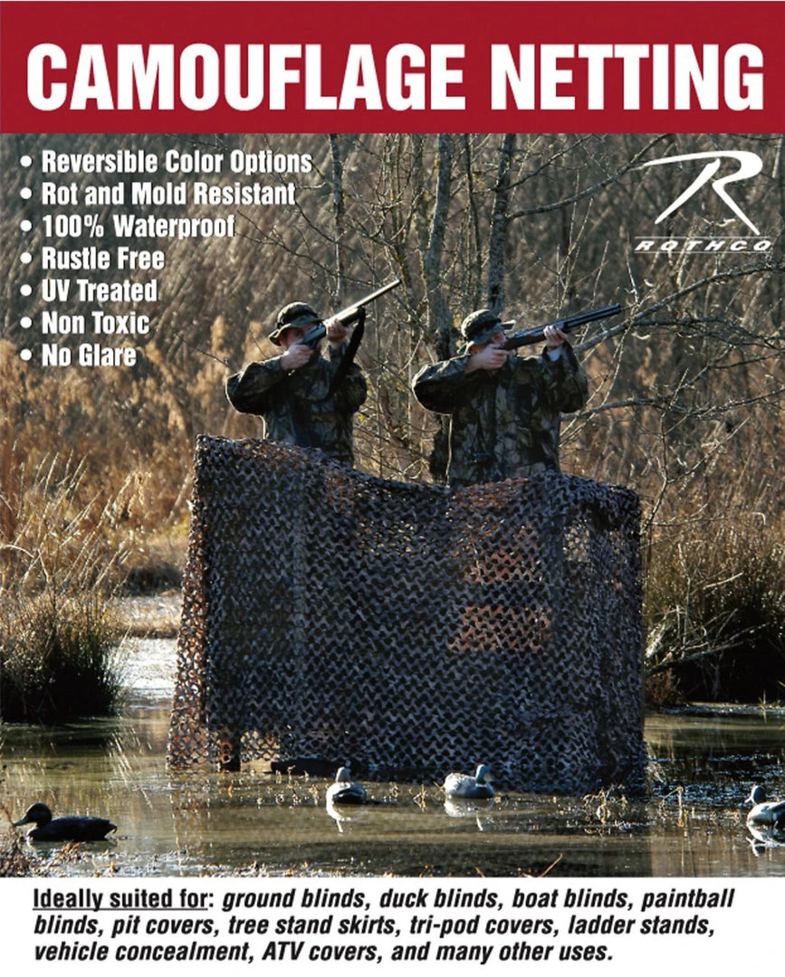 Rothco Military Type Camo Net Camo Netting