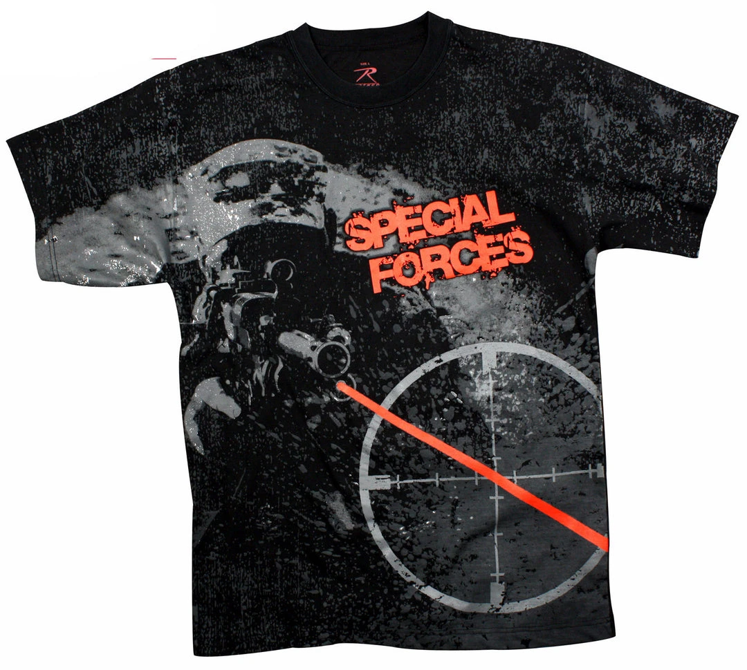 Rothco Vintage Special Forces T-Shirt Graphic Printed T-Shirts