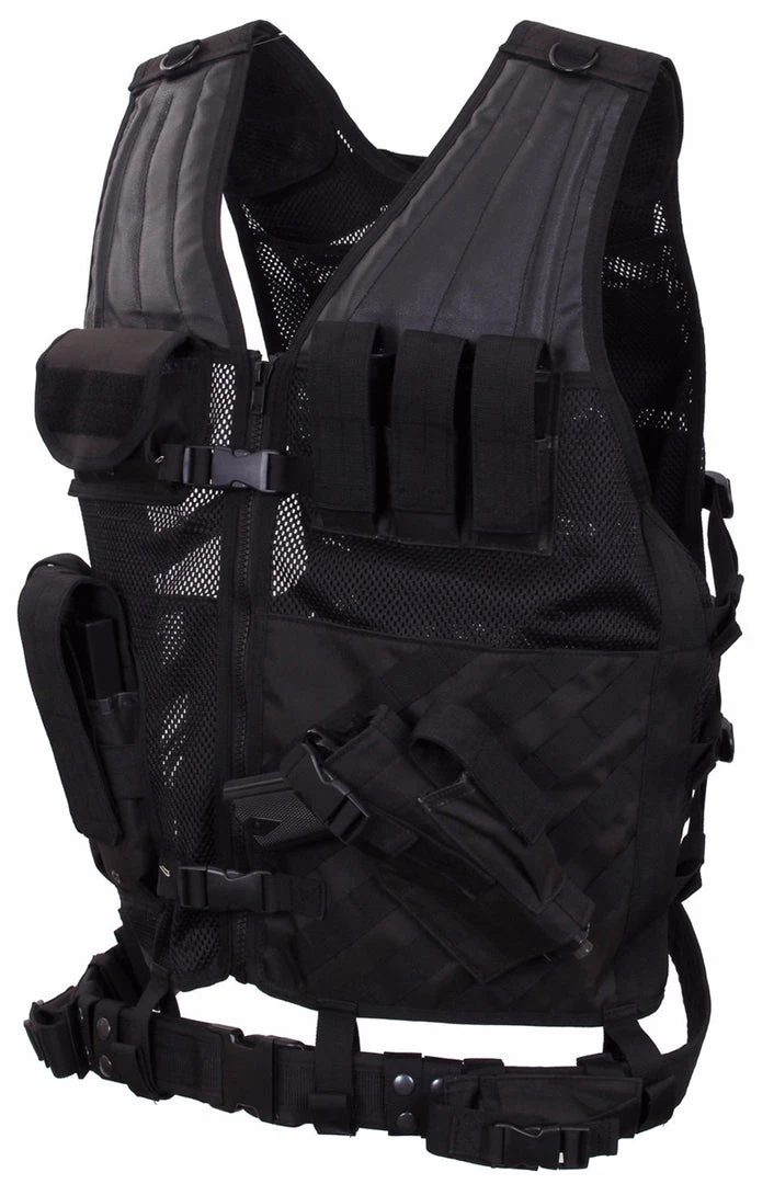 Tactical Vests Rothco Cross Draw MOLLE Tactical Vest