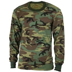 Rothco Kids Long Sleeve Camo T-shirt