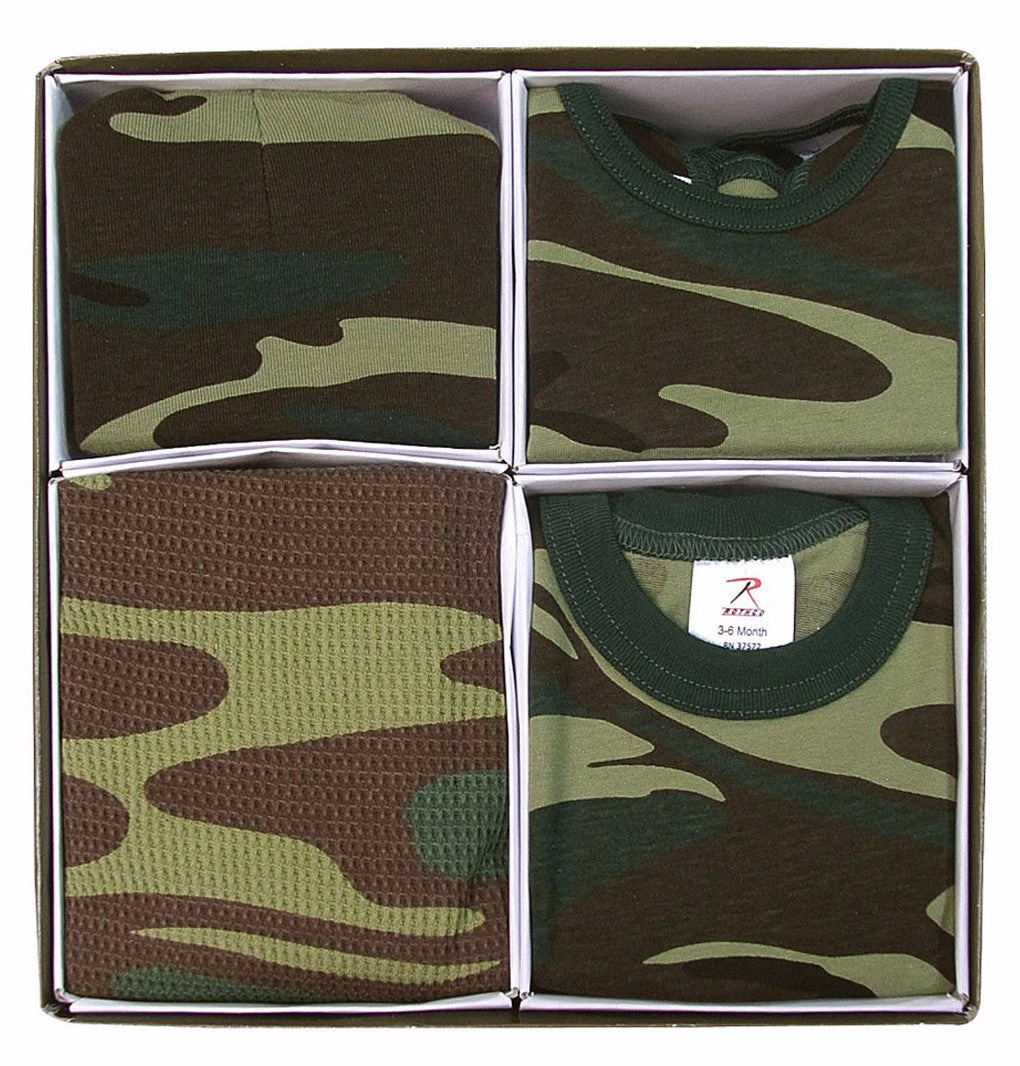 Rothco Infant 4 Piece Camo Boxed Gift Set Gifts