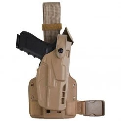 Safariland Model 7004-SP10 SLS Single Strap Tactical Holster Tactical Holsters / Drop Leg Holsters