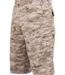 Rothco Long Length Camouflage BDU Short Shorts