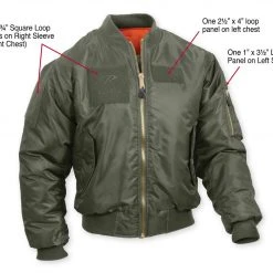 Rothco MA-1 Flight Jacket With Patches