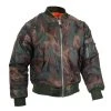 Flight Jackets Rothco MA-1 Woodland Camo Flight Jacket