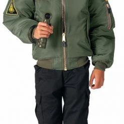 Rothco Kids Flight Jacket W/ Patches