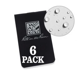 Rite In The Rain Stapled Notebook Field Flex - 6 Pack