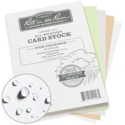 Rite In The Rain 5 X 7 Card Stock - 80 Sheets
