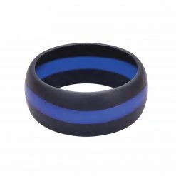 Rothco Thin Blue Line Silicone Ring