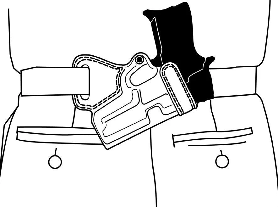 Gould & Goodrich 806 Small Of Back Holster