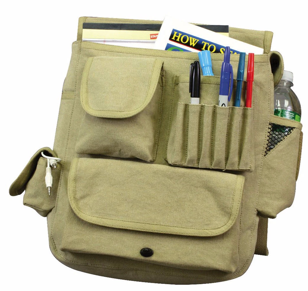 Rothco Canvas M-51 Engineers Field Bag Attache And Shoulder Bags