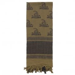 Rothco Gadsden Snake Shemagh Tactical Desert Scarf