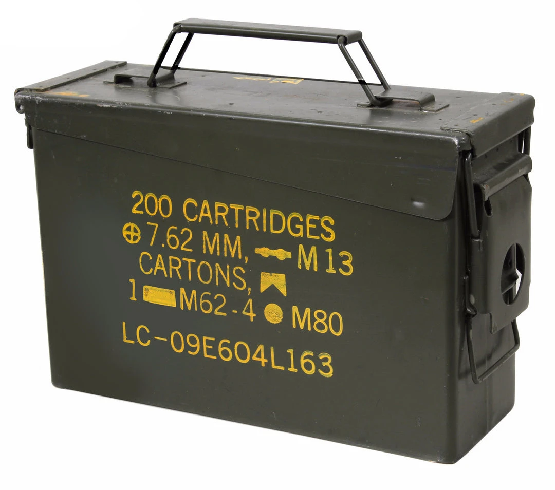 Rothco GI .30 & .50 Caliber Ammo Cans - Surplus Hard Shell Equipment Cases