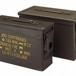 Rothco GI .30 & .50 Caliber Ammo Cans - Surplus Hard Shell Equipment Cases
