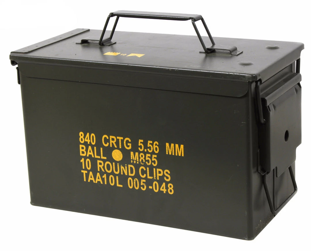 Rothco GI .30 & .50 Caliber Ammo Cans - Surplus Hard Shell Equipment Cases