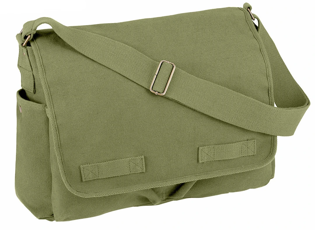 Attache And Shoulder Bags Rothco Vintage Unwashed Canvas Messenger Bag