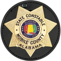 Hero's Pride Deluxe Recessed Cutout Swivel Round Badge Holder