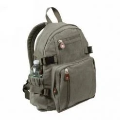 Rothco Vintage Canvas Compact Backpack Day Backpacks