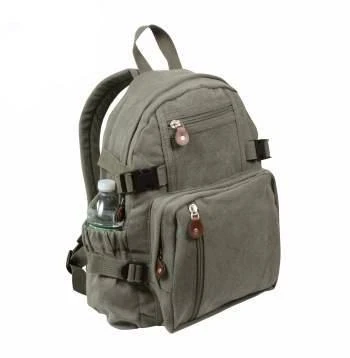 Rothco Vintage Canvas Compact Backpack Day Backpacks