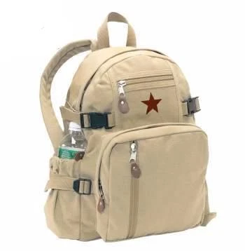Rothco Vintage Canvas Compact Backpack Day Backpacks