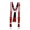 Boston Leather Firefighter Suspenders, Loop Attachment, ½ Reflective Ribbon, 3½ Longer