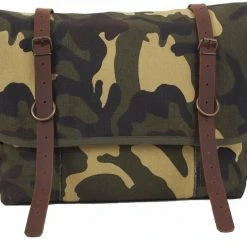 Rothco Vintage Canvas Explorer Shoulder Bag W/ Leather Accents Attache And Shoulder Bags
