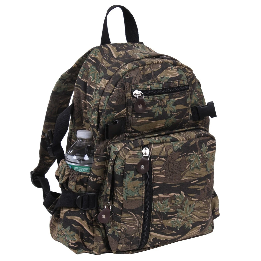 Rothco Vintage Canvas Compact Backpack Day Backpacks