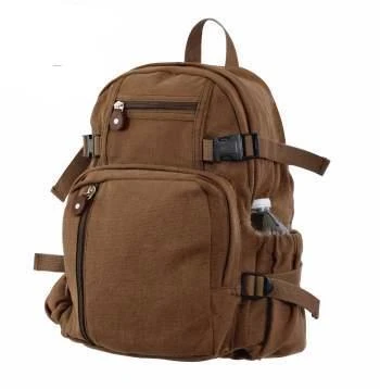 Rothco Vintage Canvas Compact Backpack Day Backpacks