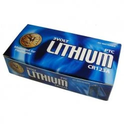 ASP CR123A Lithium Batteries Flashlight Batteries