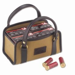 Range Bags Galco Canvas & Leather Four Box Shell Carrier