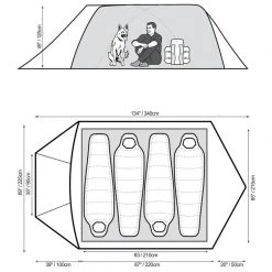 Snugpak Cave 4 Person Tent