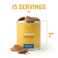 Nutrient Survival Chocolate Chip Cookie-Meals MREs