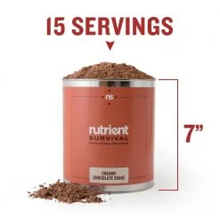 MREs Nutrient Survival Creamy Chocolate Shake