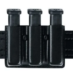Safariland Model 775 Slimline Open Top Triple Magazine Pouch - LeatherLook Synthetic Magazine Pouches