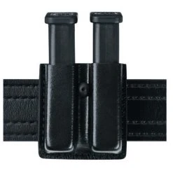 Safariland Model 79 Slimline Open Top Double Magazine Pouch - LeatherLook Synthetic Magazine Pouches