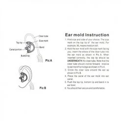 Code Red Headsets Semi-Custom Ear Insert EarMold - Molded Earpiece Radio Earpieces