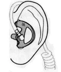 Code Red Headsets Semi-Custom Ear Insert EarMold - Molded Earpiece Radio Earpieces