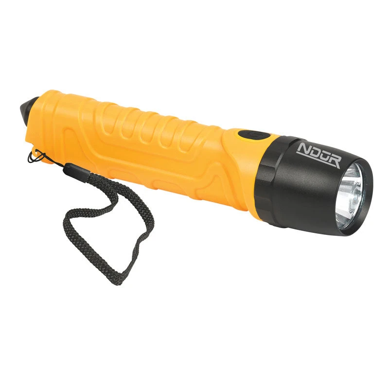 Flashlights NDūR Emergency Flashlight W/Glass Breaker