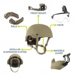 Helmets Galvion Batlskin Viper P4 Helmet High Style