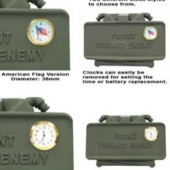 Novelties GG&G Claymore Mine Desk Accessory With Clock