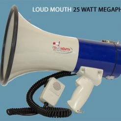 Code Red Headsets LM-25 Megaphone Bullhorn 25-Watt 1000 Yard Range Siren Microphone Volume Control