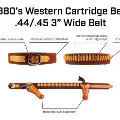 Galco 1880's Cartridge Belt 44/45 Belts