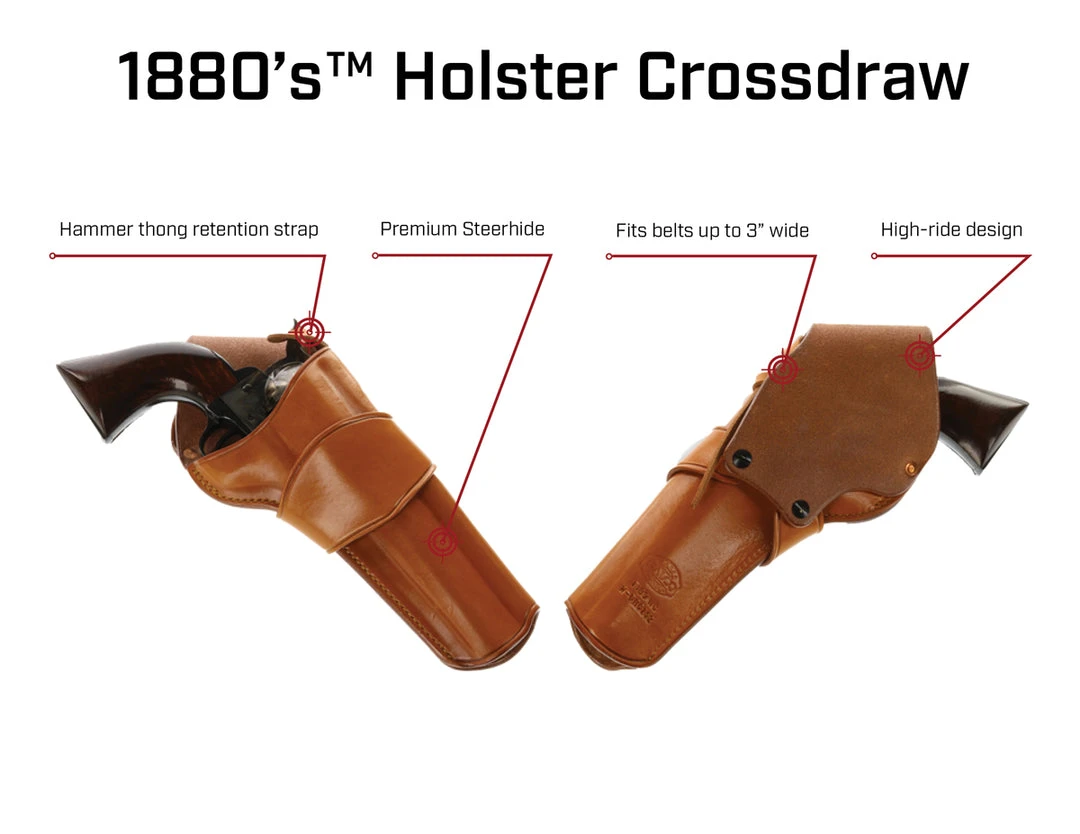 Galco 1880'S Holster Crossdraw
