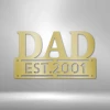 Home Décor Monogram Father's Day - Steel Sign