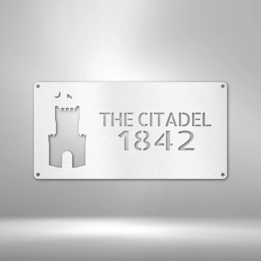 Home Décor Monogram The Citadel - Steel Sign