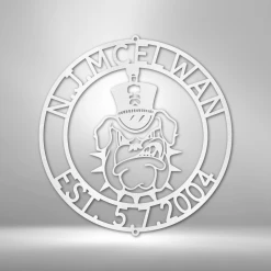 Home Décor Monogram The Citadel Bulldog - Steel Sign