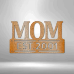 Home Décor Monogram Mother's Day Plaque - Steel SIgn