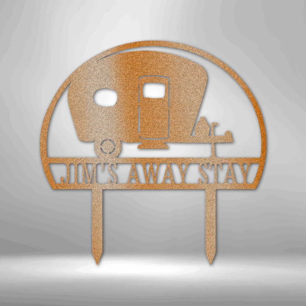 Home Décor Monogram Camper Yard Monogram - Steel Sign