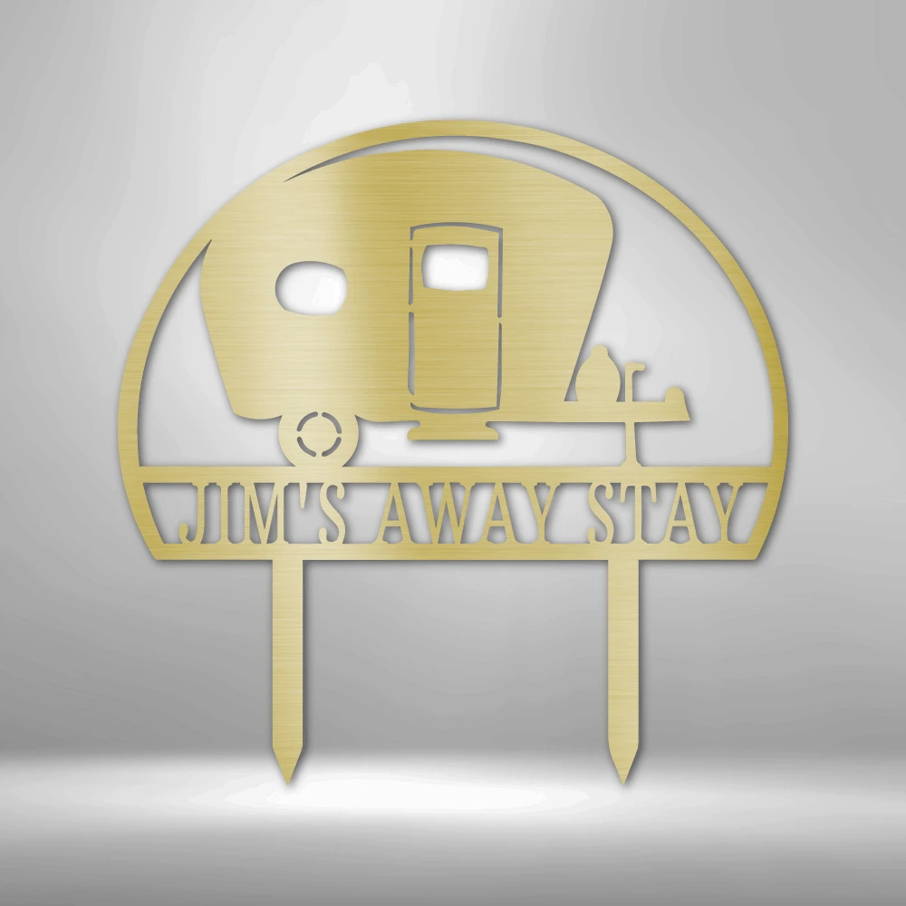 Home Décor Monogram Camper Yard Monogram - Steel Sign