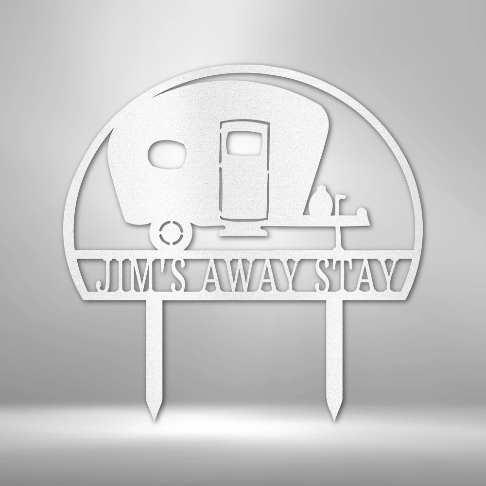 Home Décor Monogram Camper Yard Monogram - Steel Sign